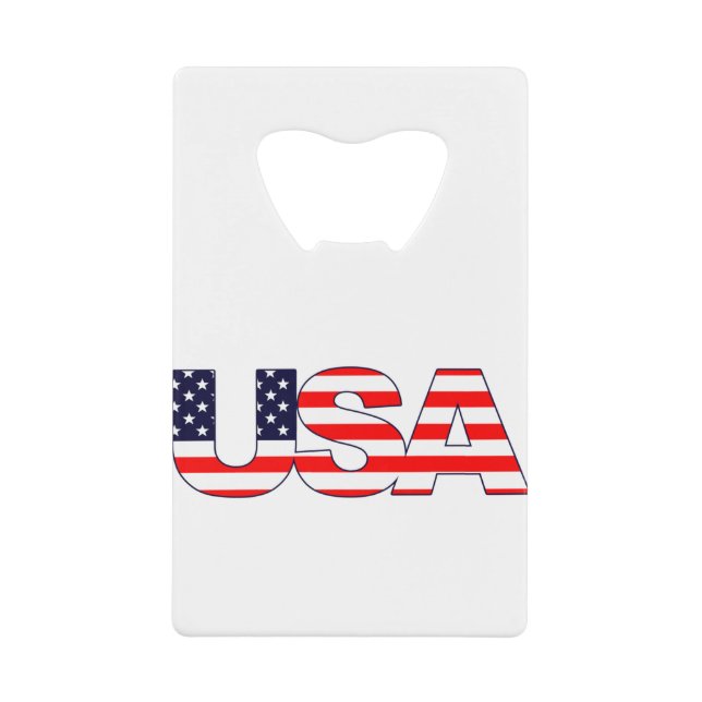 Initiales de logo USA avec drapeau américain (Devant)