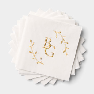 initiales du marié mariage