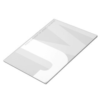 Initiales modernes du bureau du Bloc-notes