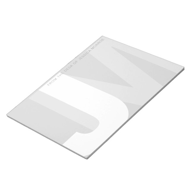 Initiales modernes du bureau du Bloc-notes (Incliné)