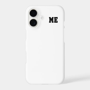 Initiales Monogramme Universitaire Noir Blanc