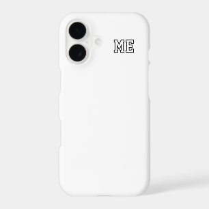 Initiales Monogramme Universitaire Noir Blanc