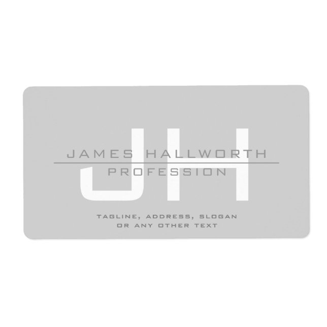 Initiales monogrammes modernes (ou autre texte) Gr (Devant)