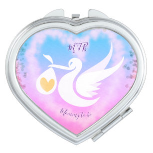 Initialized Mommy To Be compact mirror