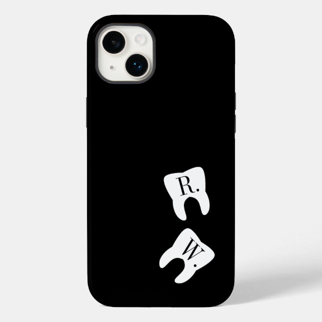 Initialled Teeth Dentistry Symbol Custom Case-Mate iPhone Case (Back)