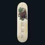 *~* Initials Damask Royal Troll AP89 Skateboard<br><div class="desc">(Search code AP89 for Troll items and AP88 for medieval theme items ) Easily Transfer to other Zazzle Products. BLACK background Skateboard. The bright and oh so happy NEON Rainbow colours just pop the TROLL images and LETTERS. Customize / Personalize your INITIALS / MONOGRAM and play with the font and...</div>