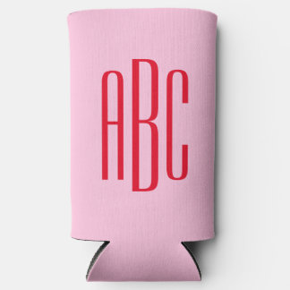 Initials seltzer can cooler