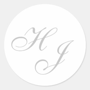 "Initials" Stickers/Envelope Seals