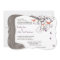 Initials Tree Tangerine Bird Wedding Invitations