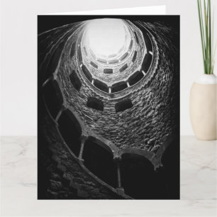 Initiation Well Regaleira Palace, Sintra, Portugal Thank You Card