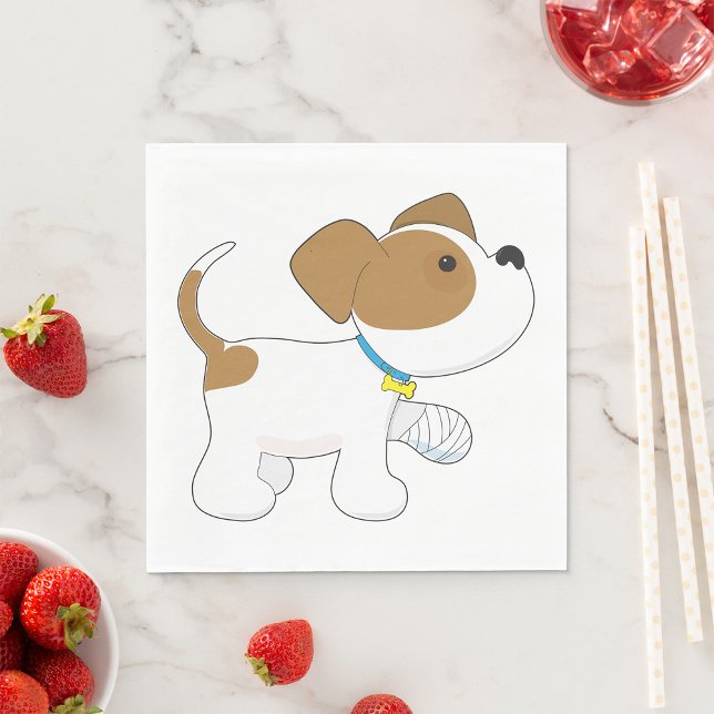 Injured Puppy Dog Napkin (Creator Uploaded)