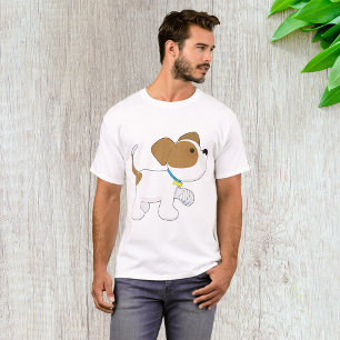 Injured Puppy Dog with Bandaged Paw T-Shirt