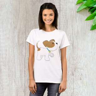 Injured Puppy Dog with Bandaged Paw T-Shirt