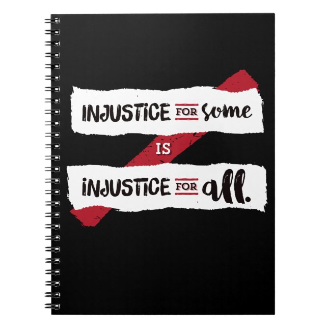 Injustice Notebook (Front)