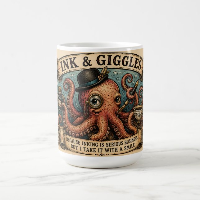 INK AND GIGGLES MAGIC MUG (Center)