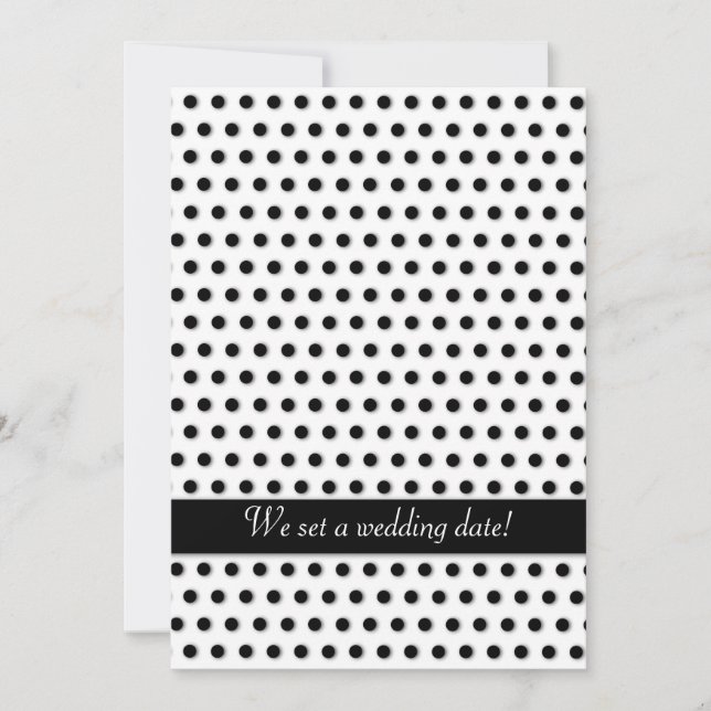Ink Black Polkadot Pattern (Front)