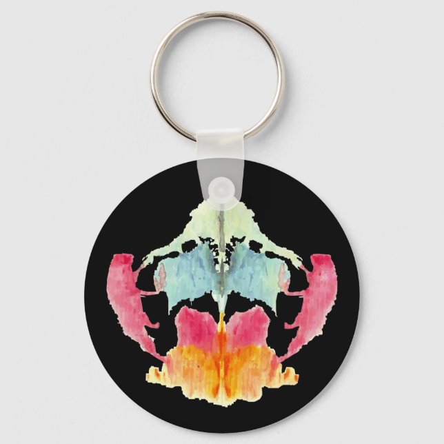 Ink Blot Keychain #8 (Front)