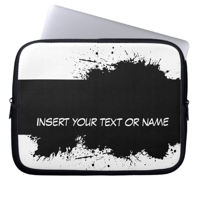 Ink Blots Electronics Bag (Front)