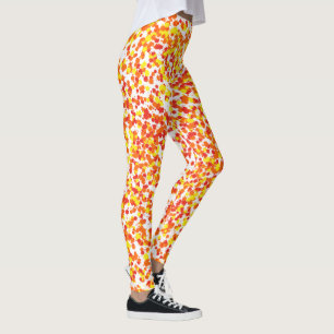 Ink Blotted Background by Shirley Taylor Leggings
