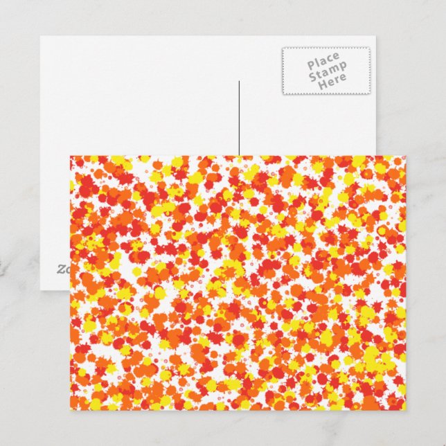 Ink Blotted Background by Shirley Taylor Postcard (Front/Back)