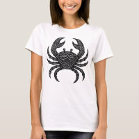 Ink‑Carved Crab — Mythic Sea Creature T‑Shirt
