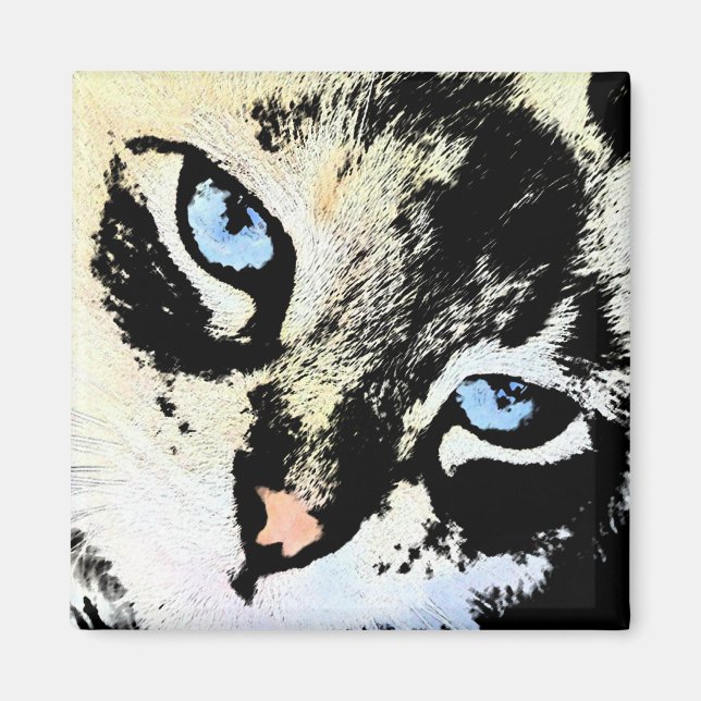 Ink Cat Magnets (Front)