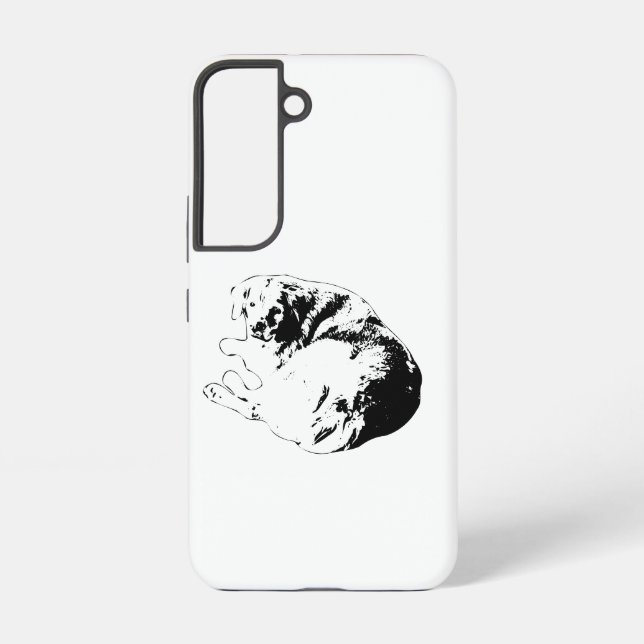 Ink Circle, Kind Shield Samsung Galaxy S22 Case (Back)
