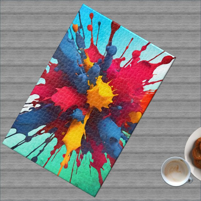 Ink Explosion in Bold Colour Jigsaw Puzzle (Creator Uploaded)