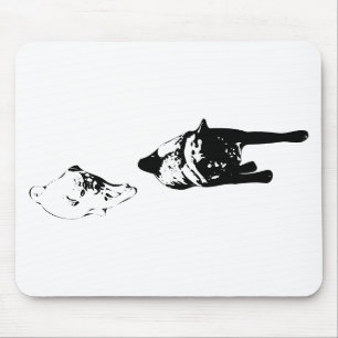 Ink Focus, Bold Desk Accent Mouse Pad