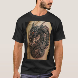 Ink Fusion Tee Tattooed Threads Artistry on Cotton