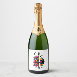 Ink Giraffe Classic T-Shirt Sparkling Wine Label