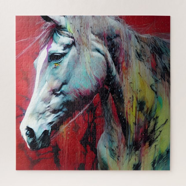 Ink Horse Jigsaw Puzzle (Vertical)