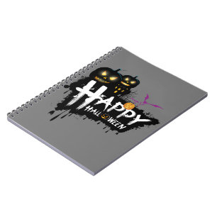 Ink of the Night: Halloween Inspired Spiral Photo Notebook