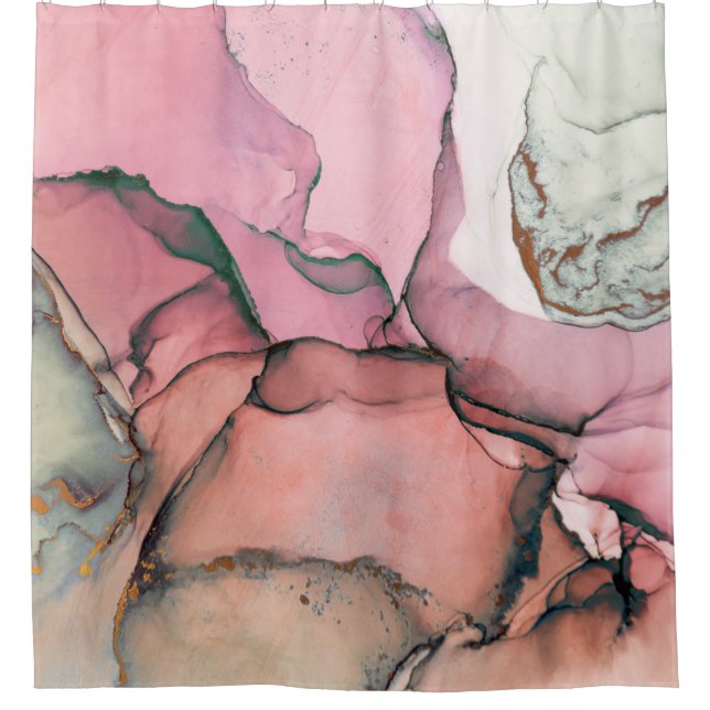 Ink, paint, abstract. Closeup of the painting. Col (Front)