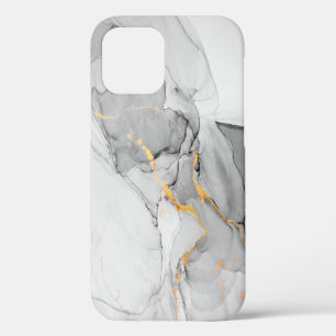 Ink, paint, abstract. Closeup of the painting. Col iPhone 12 Case