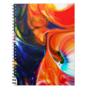 Ink Paint Explode: Colourful Abstract Notebook