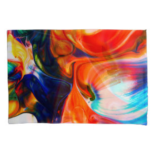 Ink Paint Explode: Colourful Abstract Pillowcase