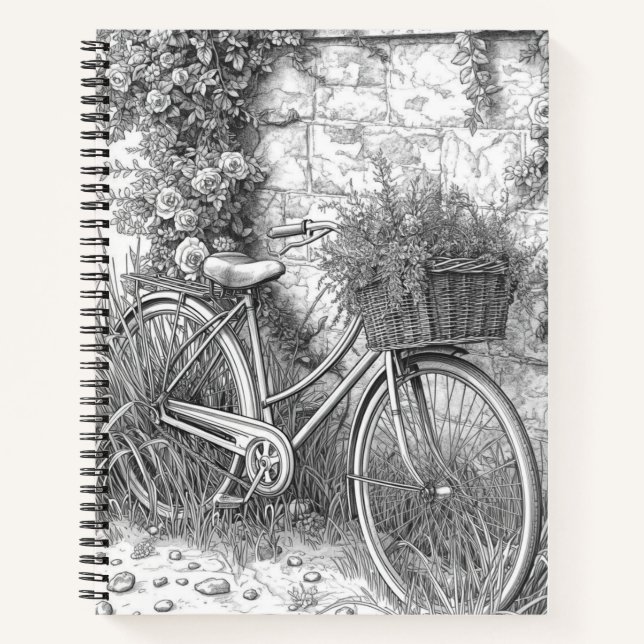 Ink & Petals Creative Diary Notebook (Front)