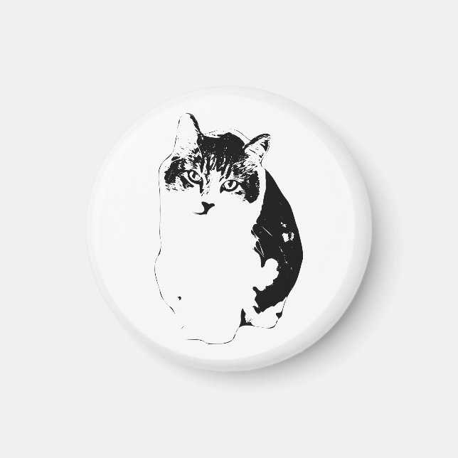 Ink Portrait Form Magnet (Front)
