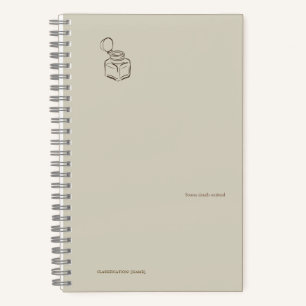 Ink pot- Forgotten Archive- Minimalist Notebook