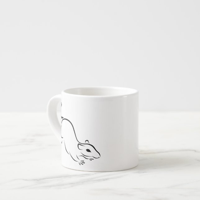 Ink Rat Espresso Cup (Front Left)