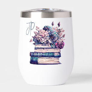 Ink Runs Deep Quote   Book Lovers Monogrammed