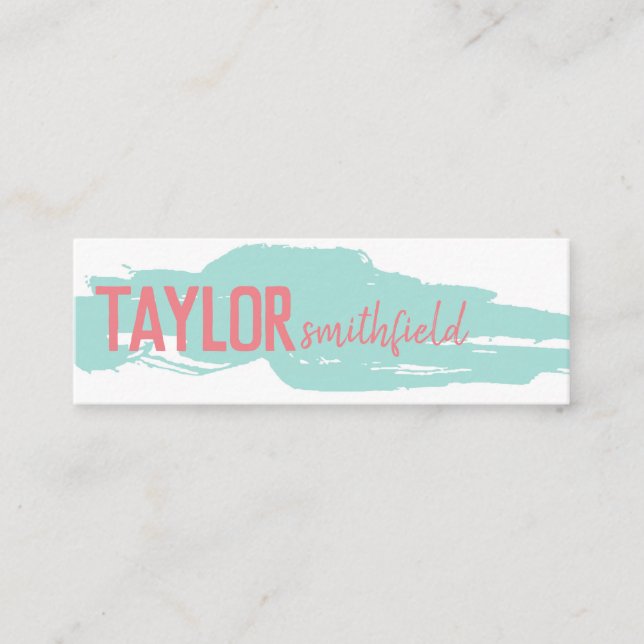 ink spill mini business card (Front)