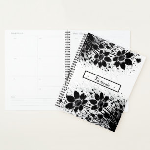 Ink-splashed Bloom Planner