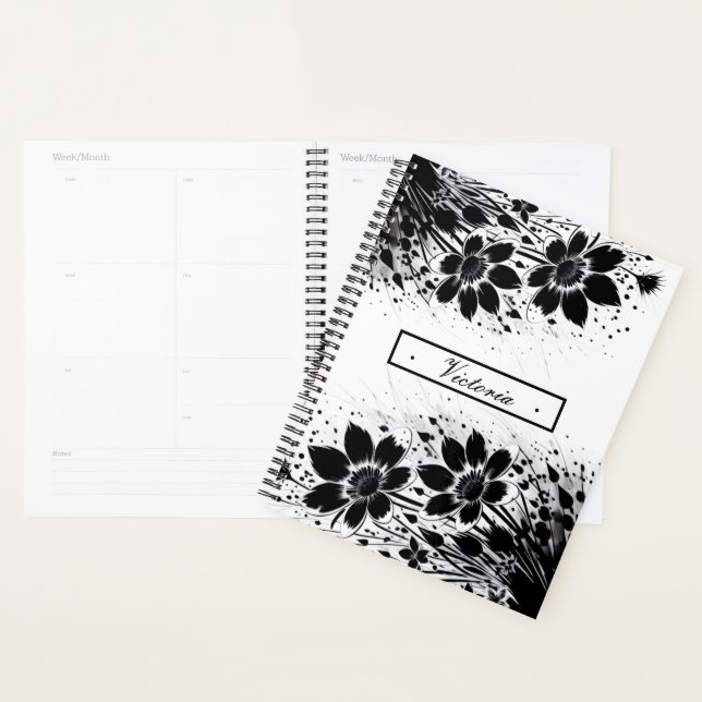 Ink-splashed Bloom Planner (Display)