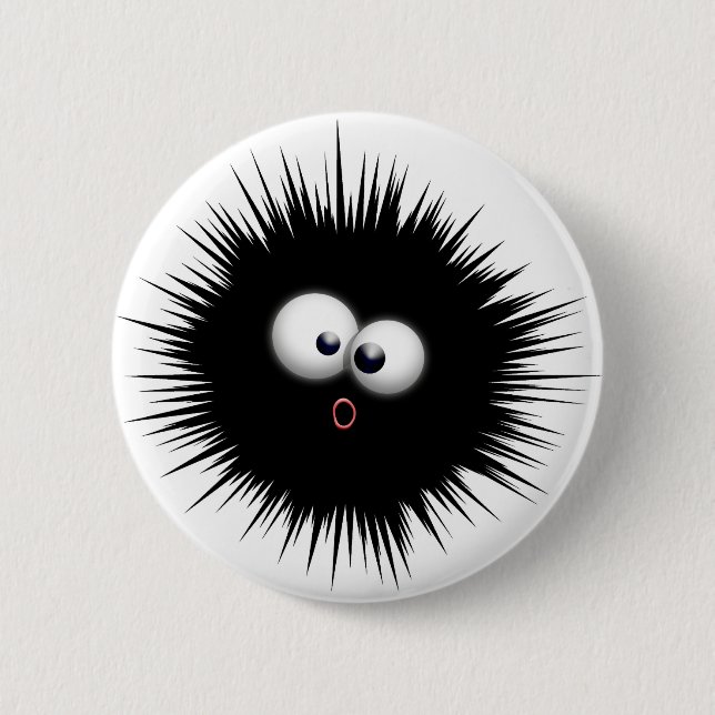 Ink Splat Cartoon 2 Inch Round Button (Front)
