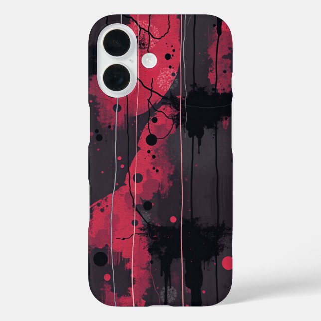 Ink-Stained Dreams: A Surreal Expression Case-Mate iPhone Case (Back)