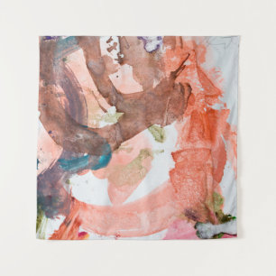 Ink stains on white paperabstract, acrylic, art, a tapestry