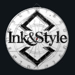 Ink&Style Dartboard<br><div class="desc">Be the first to have it! Introducing Ink&Style's first official work, a unique design that combines elegance, artistic strokes, and character geometry. This piece is more than a logo: it's a statement of style, creativity and visual identity. Ideal for decorative paintings, puzzles, bags, posters or any object with a soul....</div>