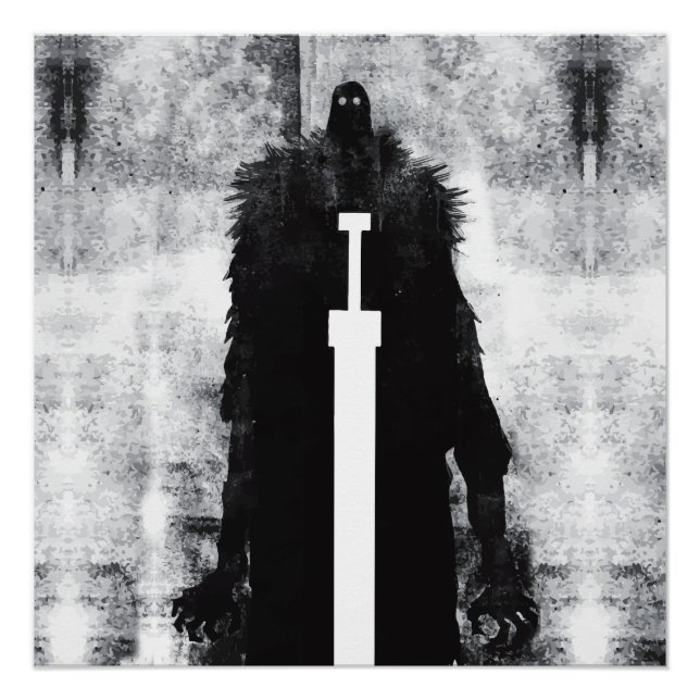 Ink Talking Fantasy V02 A Knight from hell Poster (Front)